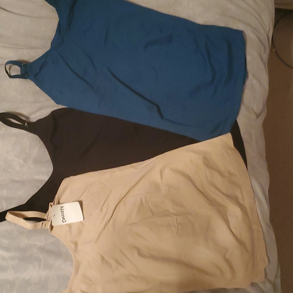 3 Nursing camisole tanks